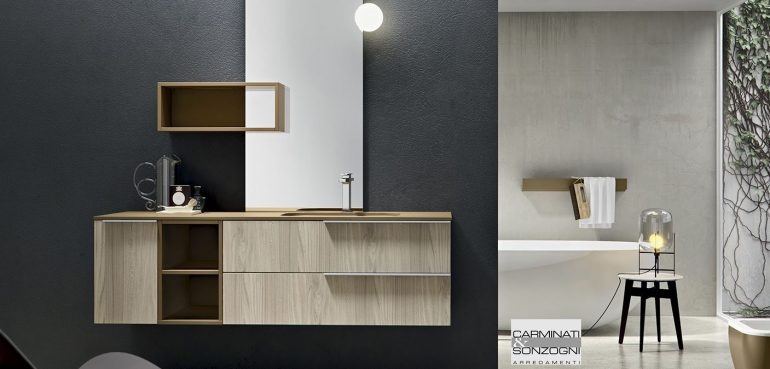 mobile arredo bagno nel ns.negozio a Bergamo, Zogno, mod. kyros