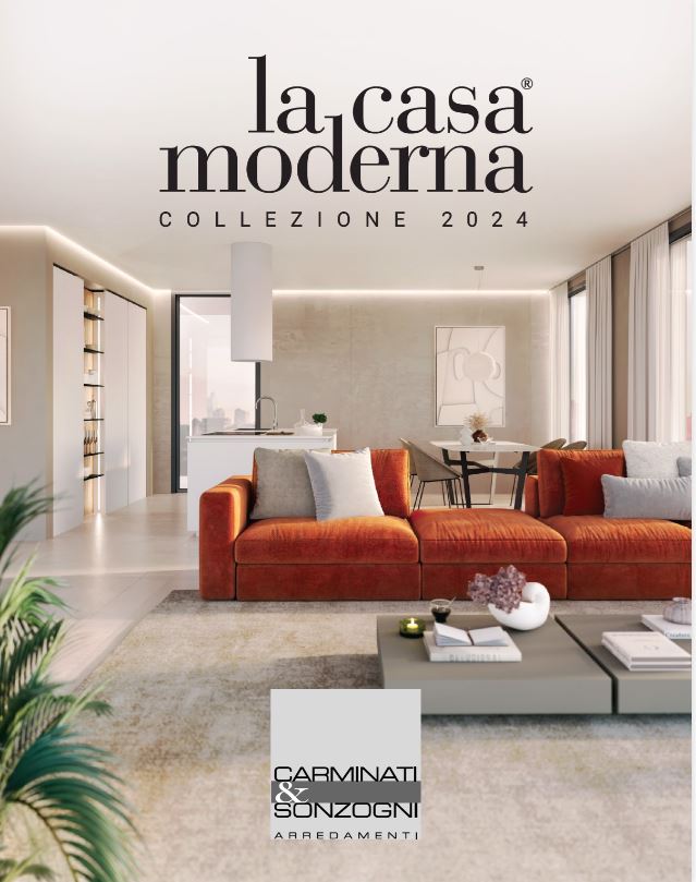 LA CASA MODERNA BERGAMO, COPERTINA CATALOGO 2024