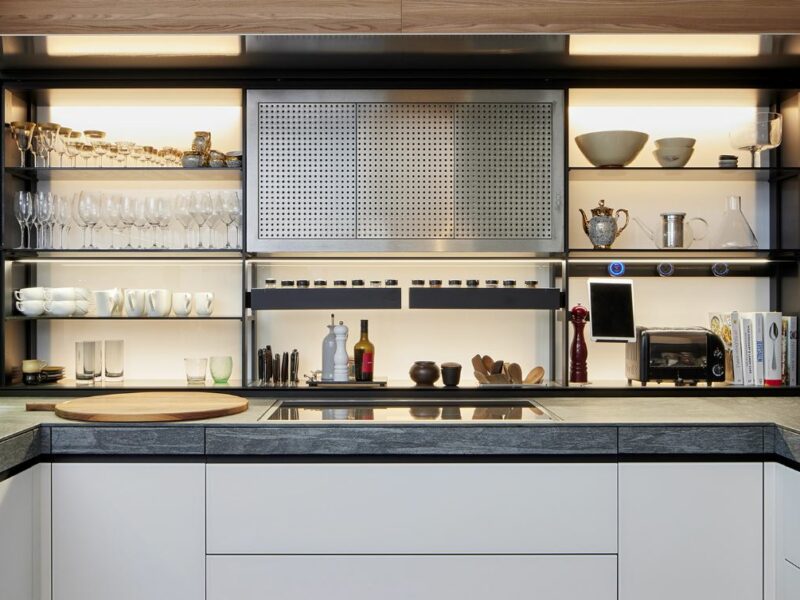 Valcucine New Logica System cucina su 3 pareti, bergamo