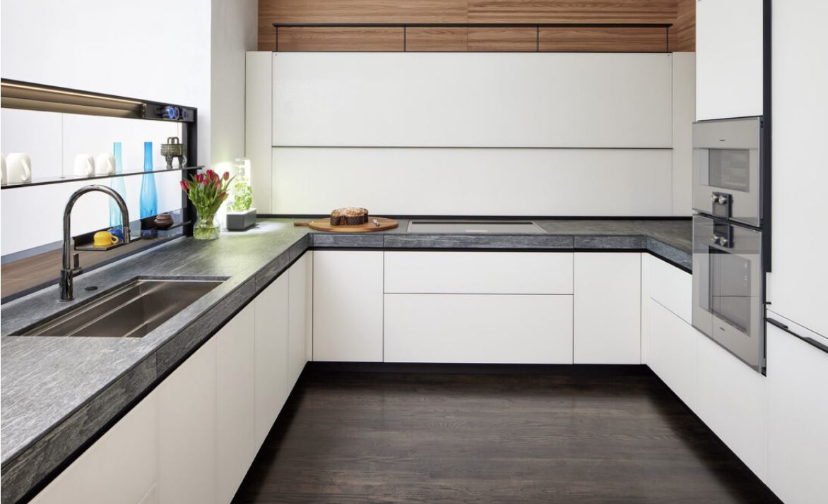 Valcucine New Logica System cucina su 3 pareti, bergamo