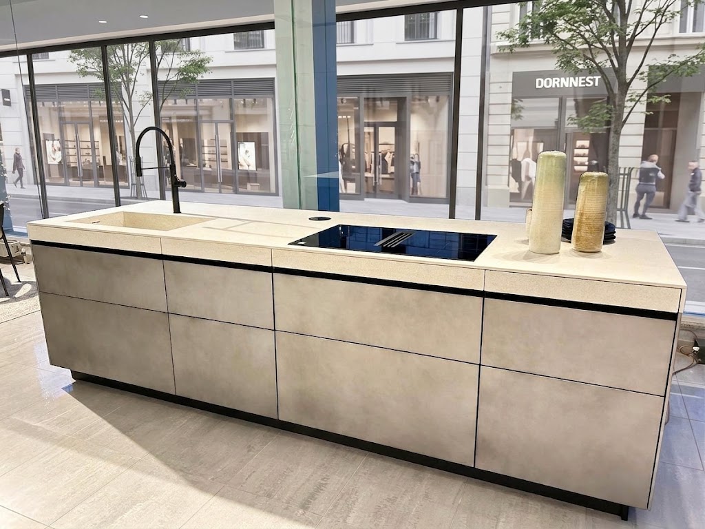 cucina Genius Loci Valcucine a Bergamo, isola,