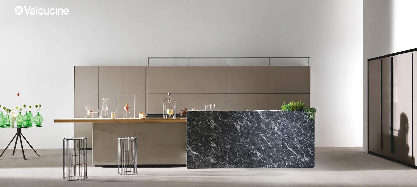 cucina artematica Valcucine con isola, Bergamo