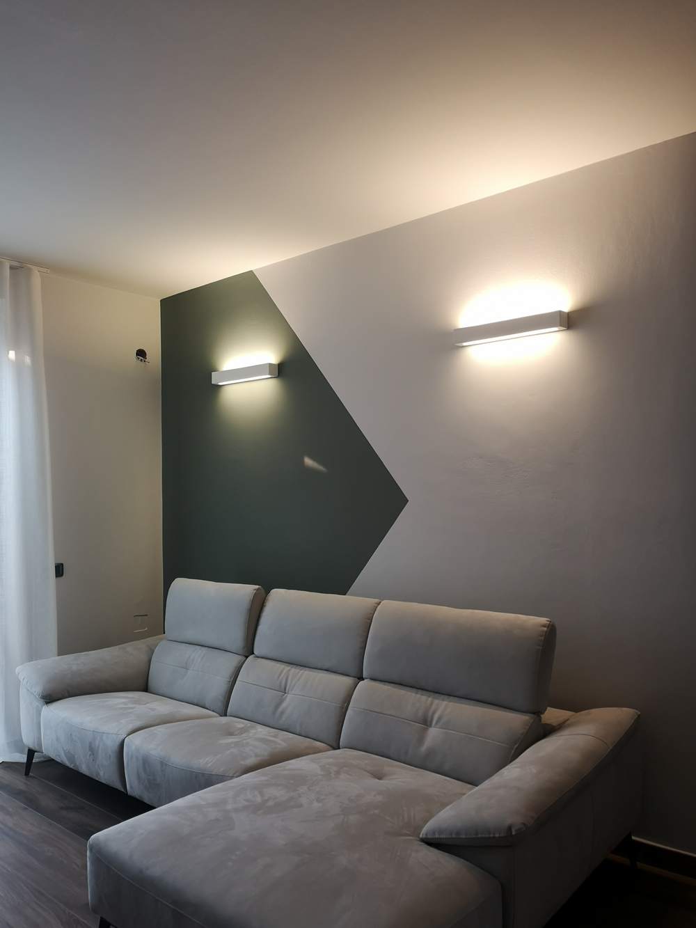 divano in tessuto microfibra, Bergamo