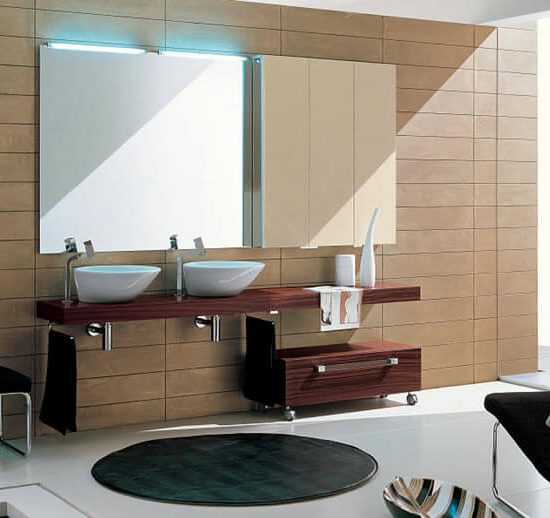 mobile da arredo bagno palissandro