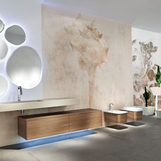 mobile da bagno in legno atlante di edone design